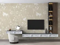 کاغذ دیواری طرح شاخه و گل ریز M10175100