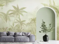 پوستر دیواری مدل برگ و درخت M10175500