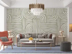 کاغذ دیواری منزل طرح هندسی M10181700