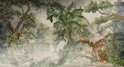 پوستر دیواری طبیعت جنگل حیوانات M10193900