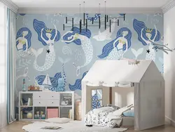 پوستر دیواری دخترانه پری دریایی M10236600