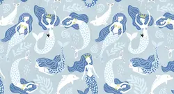 پوستر دیواری دخترانه پری دریایی M10236600