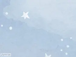 کاغذ دیواری ابر و ستاره کودکانه M10241800