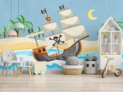 پوستر دیواری کودکانه دزد دریایی M10244800