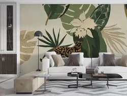 کاغذ دیواری لاکچری برگ پلنگ M10260500