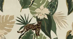 کاغذ دیواری لاکچری برگ پلنگ M10260500