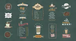 پوستر دیواری کافی شاپ و کافه M10265100