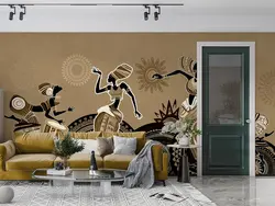 پوستر دیواری طرح زن آفریقایی M10266300