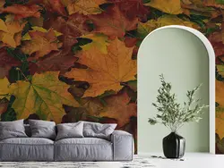 پوستر دیواری برگ پاییزی M10276800