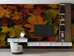 پوستر دیواری برگ پاییزی M10276800