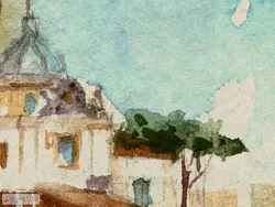 پوستر دیواری ساختمان قدیمی M10289600