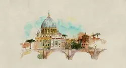 پوستر دیواری ساختمان قدیمی M10289600