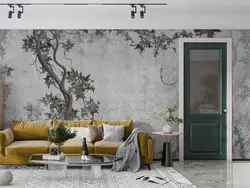 کاغذ دیواری طرح شاخه و برگ M13411400