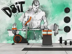 پوستر دیواری ورزشی بدنسازی M13428800