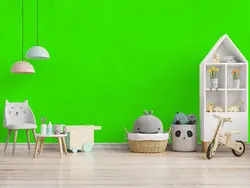 کاغذ دیواری سبز ساده M20021000