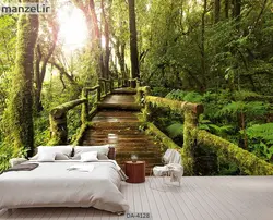 پوستر دیواری طرح جنگل 4128-DA