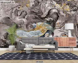 پوستر دیواری طرح مجسمه 4218-DP