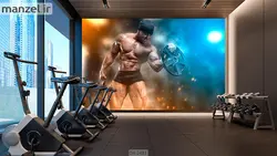 پوستر دیواری طرح باشگاه بدنسازی DA-2481