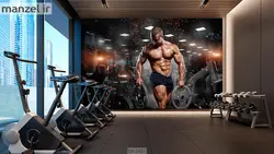 پوستر دیواری طرح باشگاه بدنسازی DA-2437