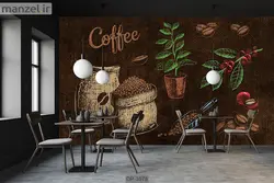 پوستر دیواری طرح کافی شاپ DP-3578