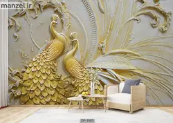 پوستر دیواری طرح طاووس 3985-DP