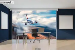 پوستر دیواری طرح هواپیما 3815-DA