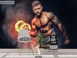 پوستر دیواری باشگاه بدنسازی کد DA-4552