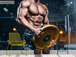 پوستر دیواری باشگاه بدنسازی کد DA-4572