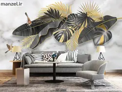 پوستر دیواری طرح برگ کد DP-4669