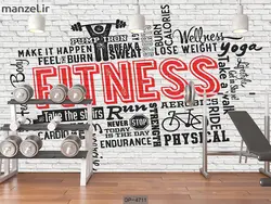 پوستر دیواری باشگاه بدنسازی کد DP-4711