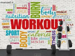 پوستر دیواری باشگاه بدنسازی کد DP-4714