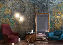 کاغذ دیواری طرح پتینه کلاسیک کد DK-6046