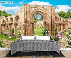 پوستر دیواری طرح ساختمان قدیمی DA-3177