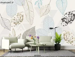 پوستر دیواری طرح برگ DP-3725