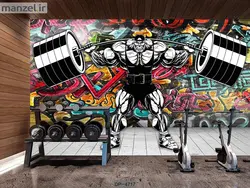 پوستر دیواری باشگاه بدنسازی کد DP-4717