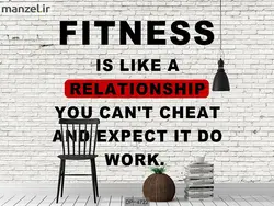 پوستر دیواری باشگاه بدنسازی کد DP-4722