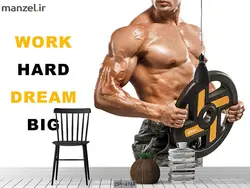 پوستر دیواری باشگاه بدنسازی کد DP-4744