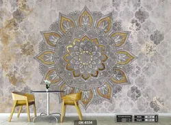 کاغذ دیواری پتینه سنتی کلاسیک DK-6334