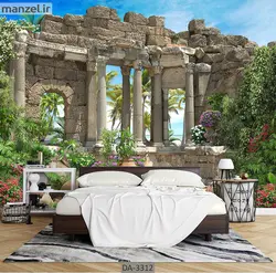 پوستر دیواری طرح ساختمان قدیمی DA-3312