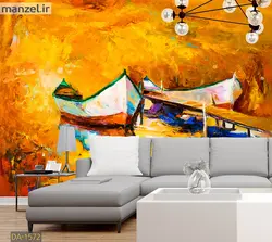 پوستر دیواری نقاشی قایق DA-1572
