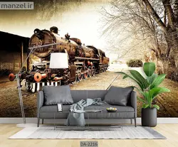 پوستر دیواری وسیله نقلیه طرح قطار DA-2216