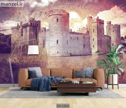 پوستر دیواری طرح بنای قدیمی DA-2364