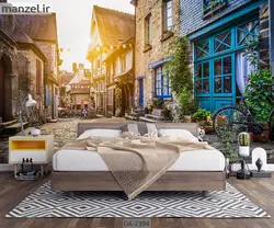 پوستر دیواری طرح ساختمان قدیمی DA-2394