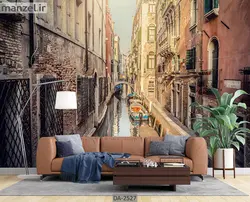 پوستر دیواری طرح ساختمان قدیمی DA-2527