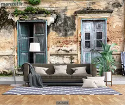 پوستر دیواری طرح ساختمان قدیمی DA-2401