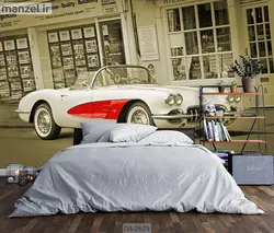 پوستر دیواری طرح ماشین قدیمی DA-2629