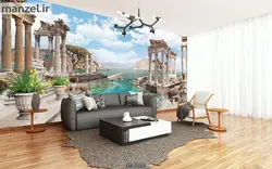 پوستر دیواری طرح ساختمان قدیمی DA-3183