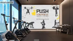 پوستر دیواری طرح باشگاه بدنسازی DP-3720