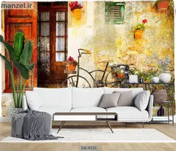 پوستر دیواری طرح ساختمان قدیمی 4151-DA