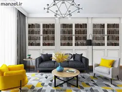 پوستر دیواری طرح کتابخانه کد DA-4352